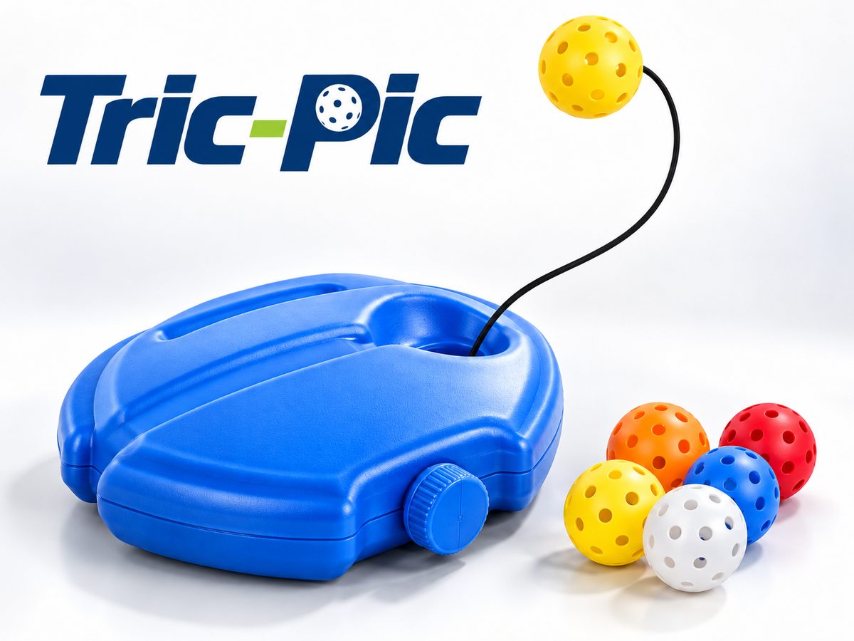 Tric-Pic solo pickleball trainer