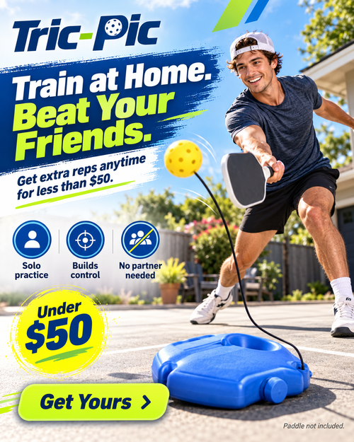 Tric-Pic Solo Pickleball Training Station